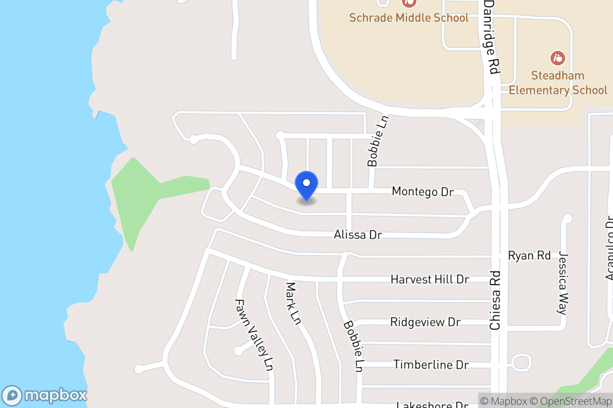 Map of 7002 Montego Dr