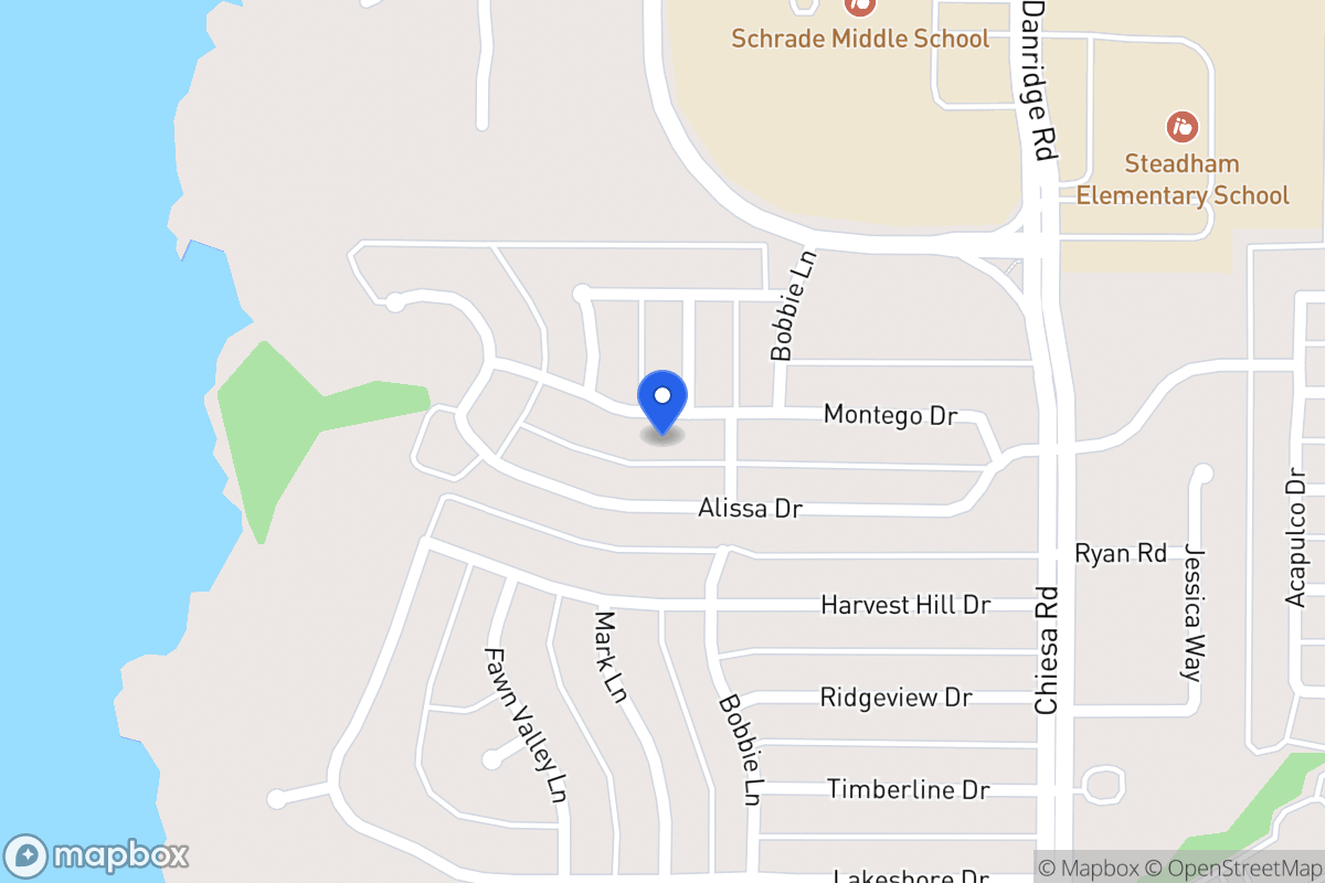 Map of 7006 Montego Dr