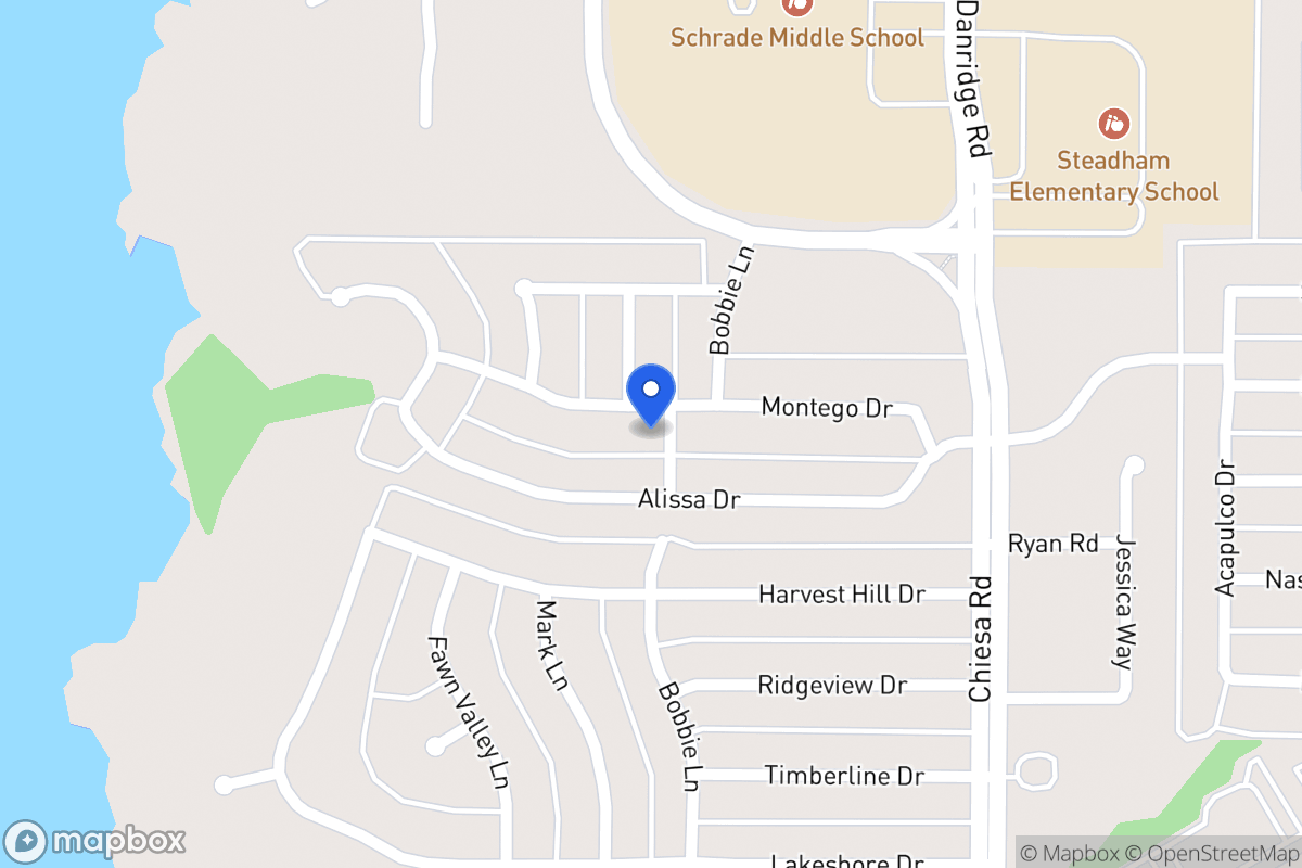 Map of 7014 Montego Dr