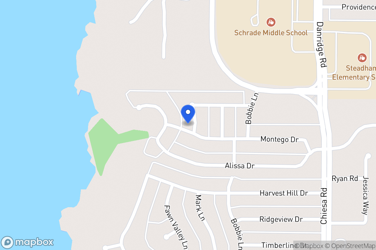 Map of 6301 Shorecrest Dr