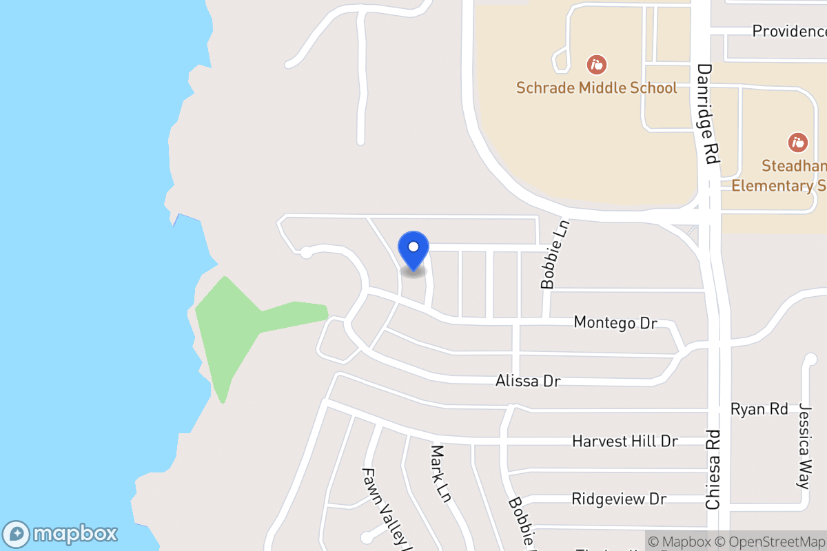 Map of 6305 Shorecrest Dr