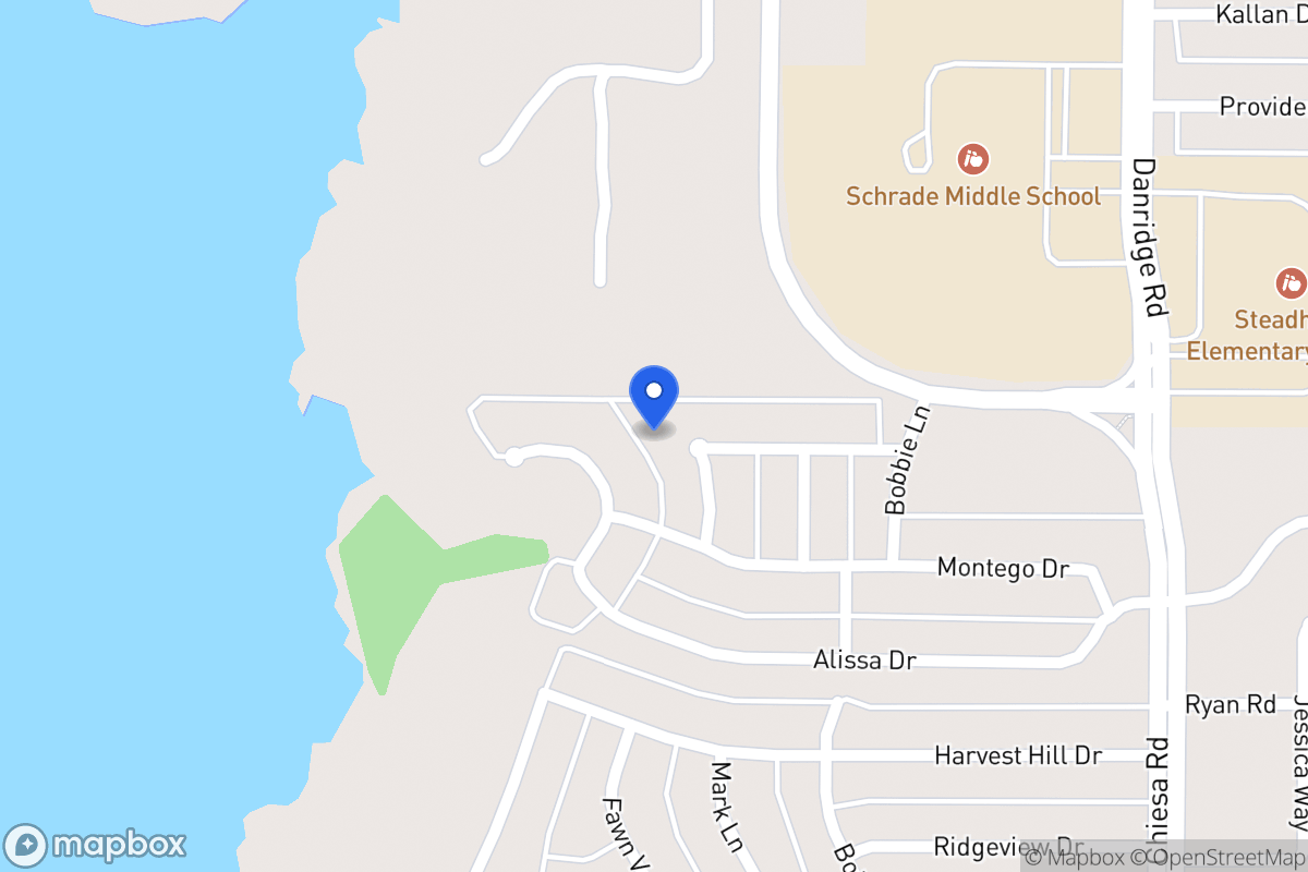 Map of 6313 Shorecrest Dr