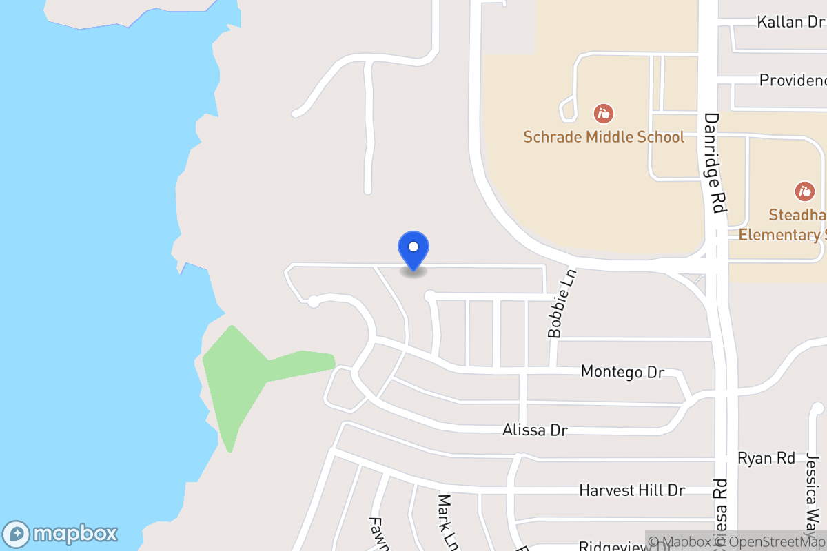 Map of 6317 Shorecrest Dr