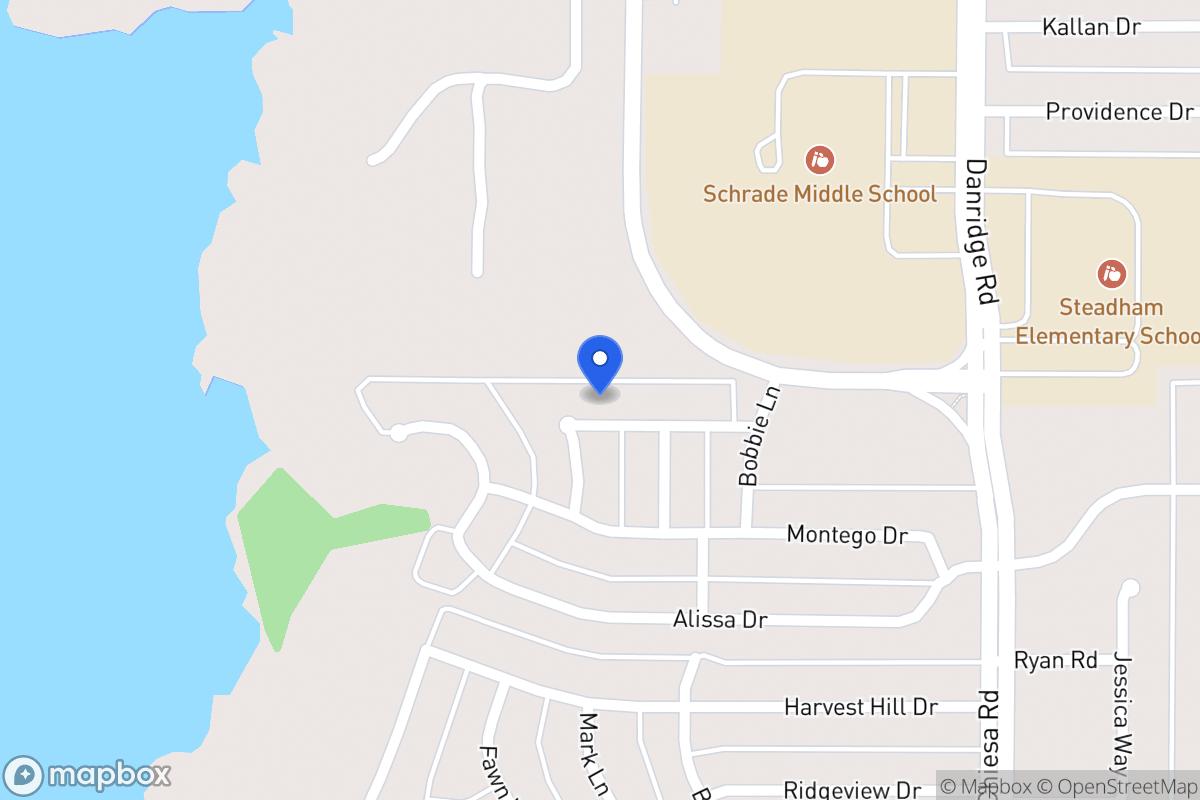 Map of 6905 Shorecrest Dr