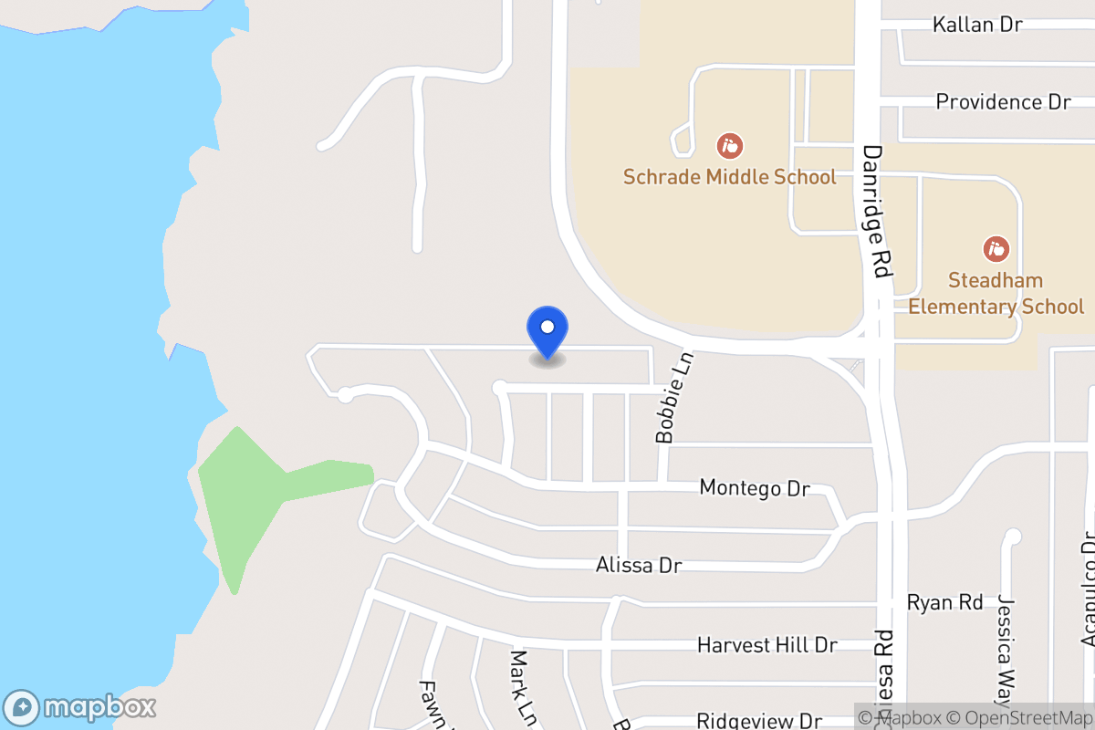 Map of 6909 Shorecrest Dr