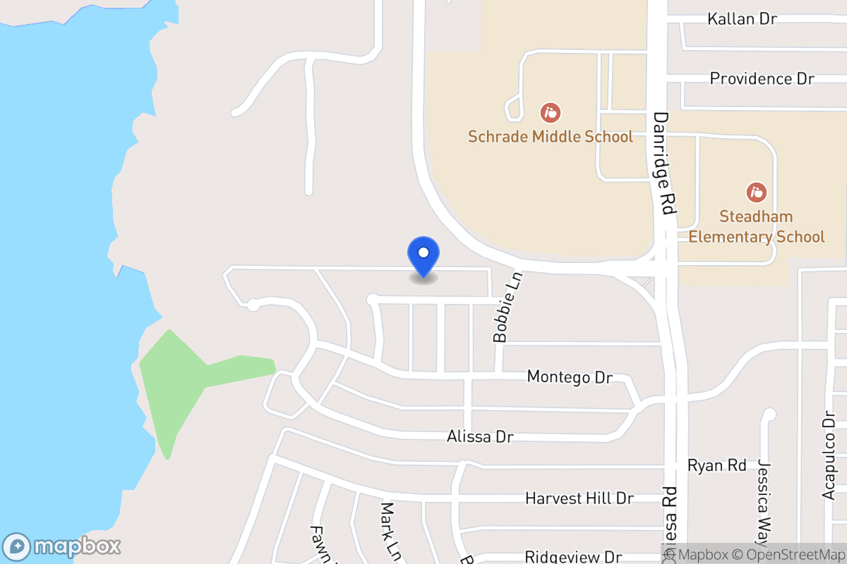 Map of 7001 Shorecrest Dr