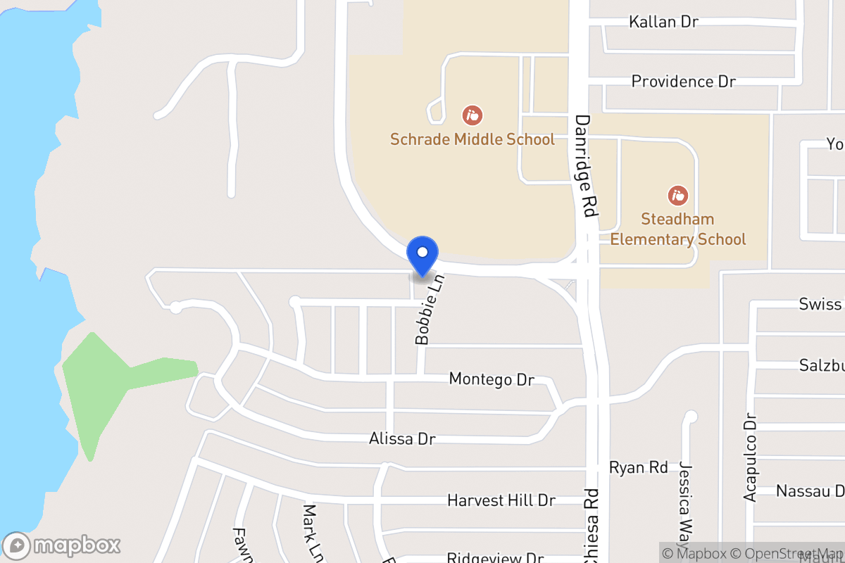 Map of 7105 Shorecrest Dr