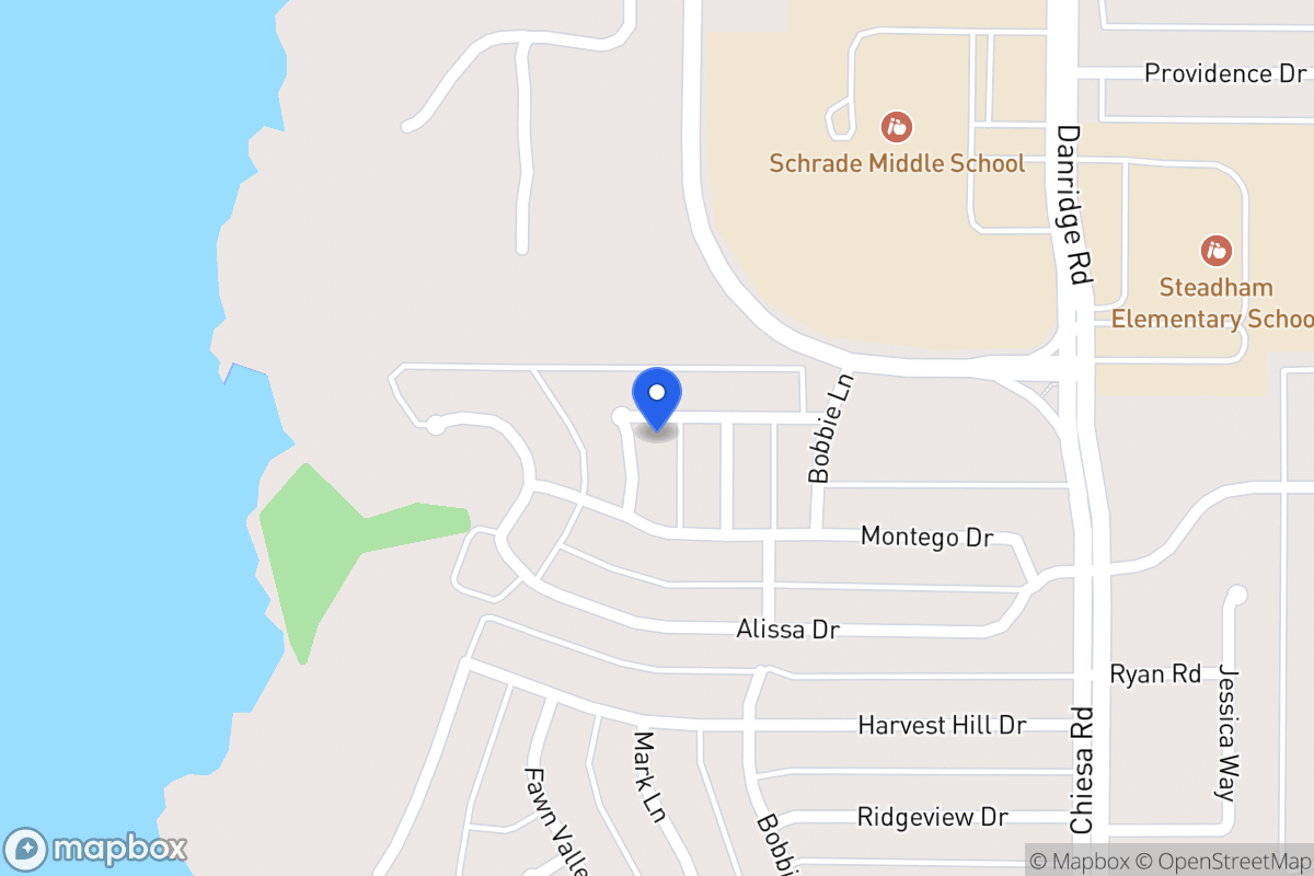 Map of 6314 Shorecrest Dr
