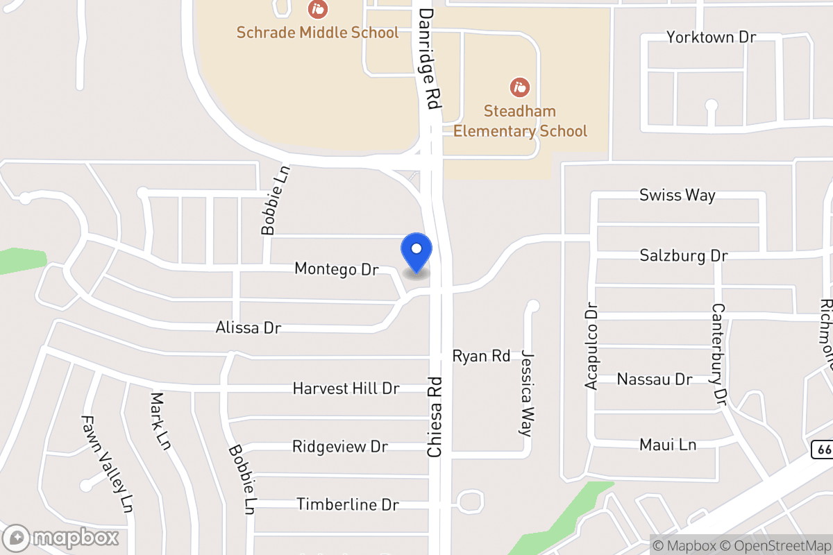 Map of 7313 Montego Dr