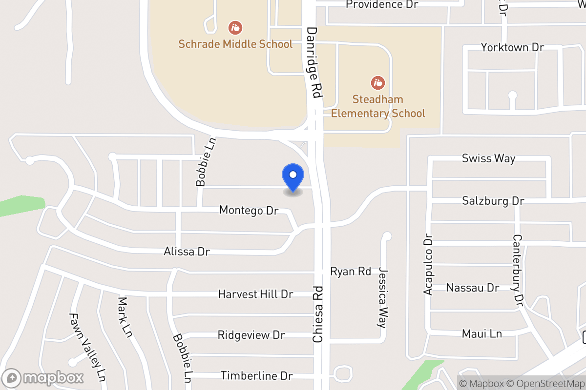 Map of 7305 Montego Dr