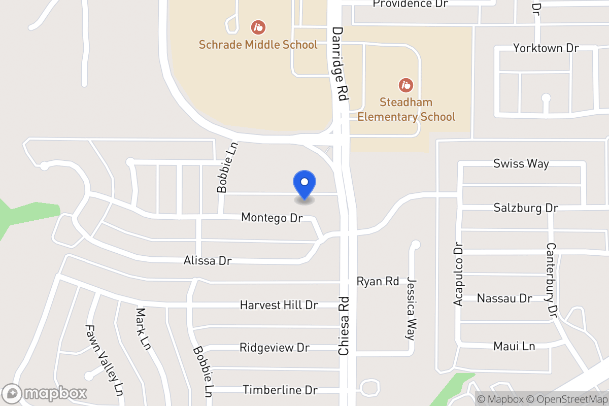Map of 7301 Montego Dr