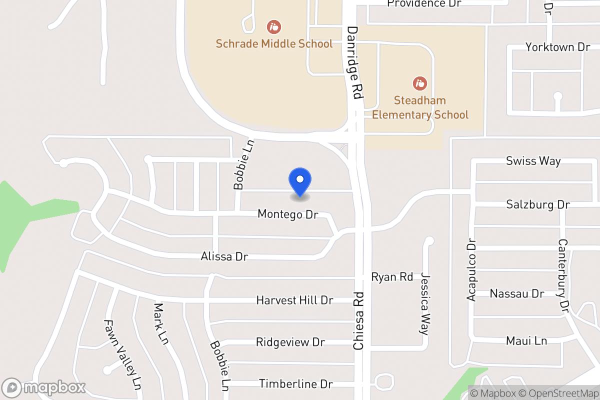 Map of 7213 Montego Dr