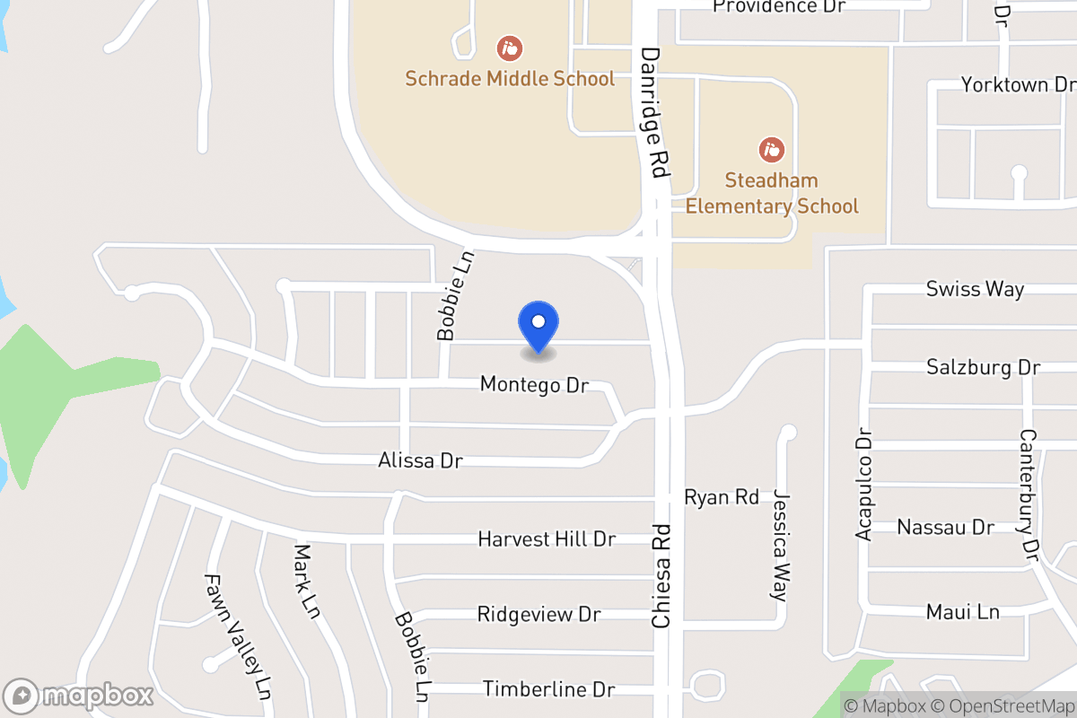 Map of 7209 Montego Dr