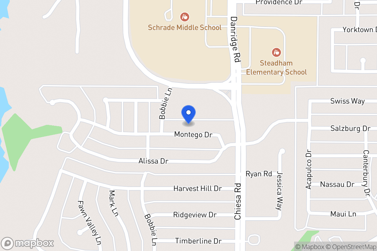 Map of 7205 Montego Dr