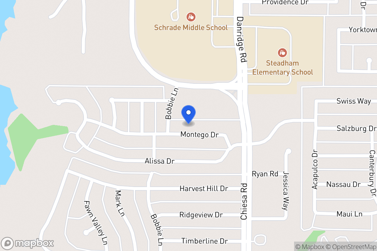 Map of 7201 Montego Dr