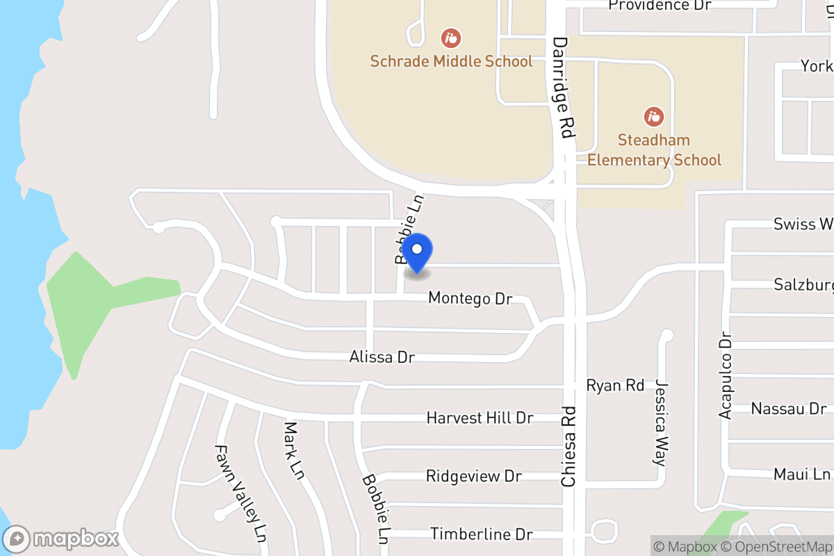 Map of 7113 Montego Dr