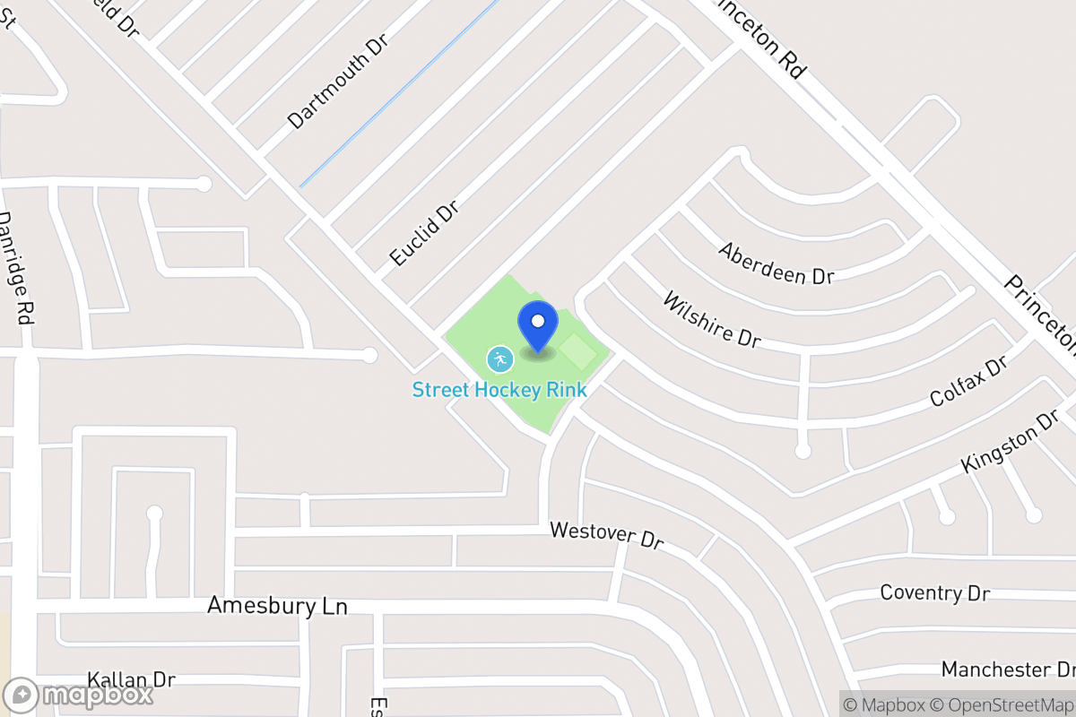 Map of 8300 Beverly Dr