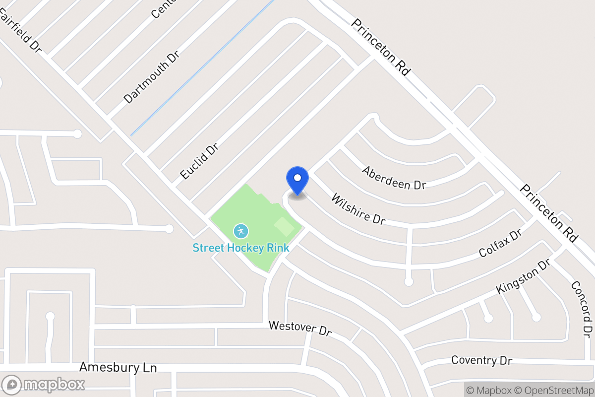 Map of 7201 Colfax Dr