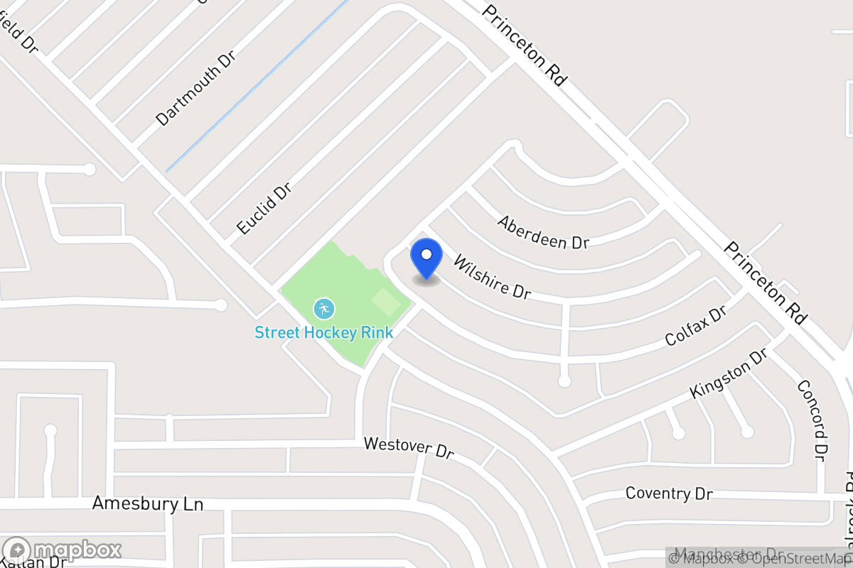Map of 7209 Colfax Dr