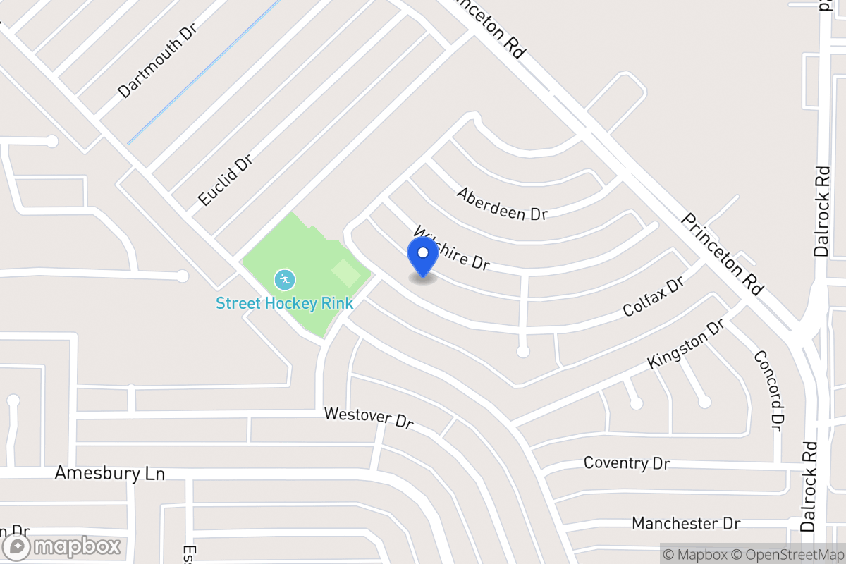 Map of 7221 Colfax Dr