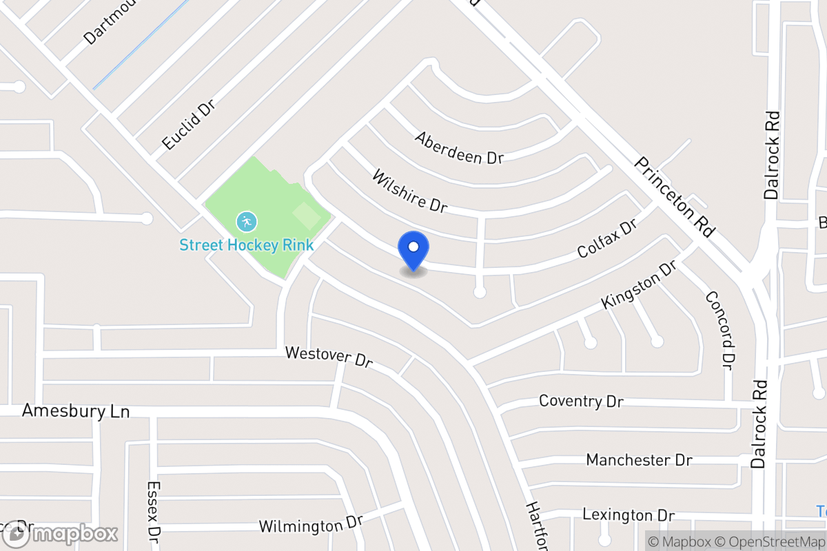 Map of 7314 Colfax Dr