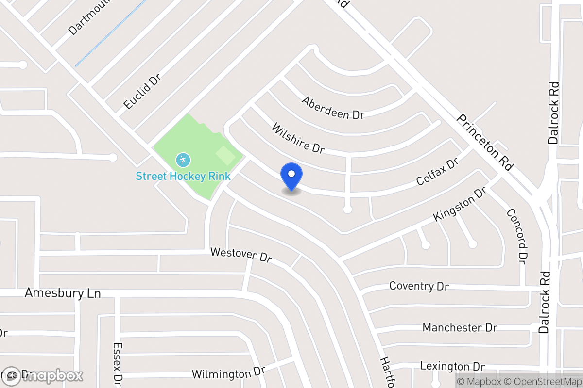 Map of 7310 Colfax Dr