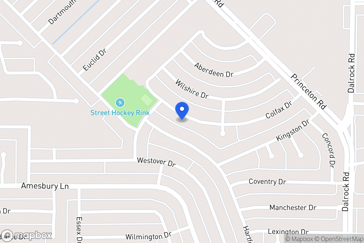 Map of 7306 Colfax Dr