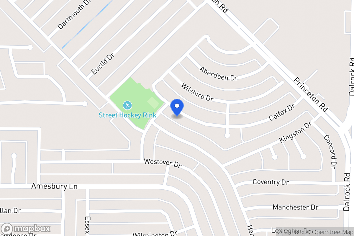 Map of 7222 Colfax Dr