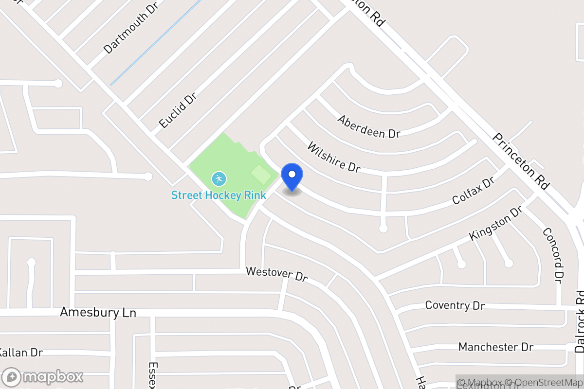 Map of 7218 Colfax Dr