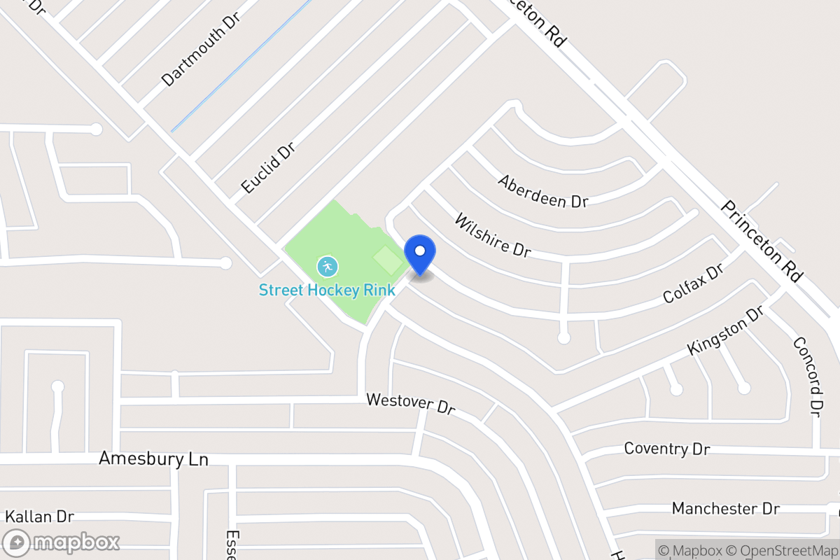 Map of 7214 Colfax Dr