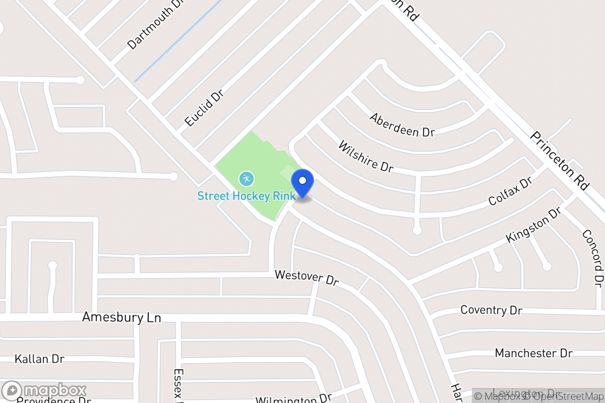 Map of 8101 Hartford Dr