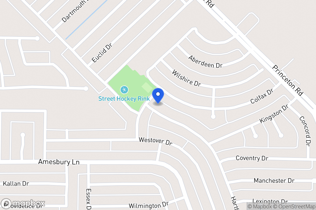 Map of 8105 Hartford Dr