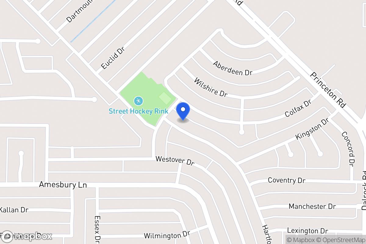 Map of 8109 Hartford Dr