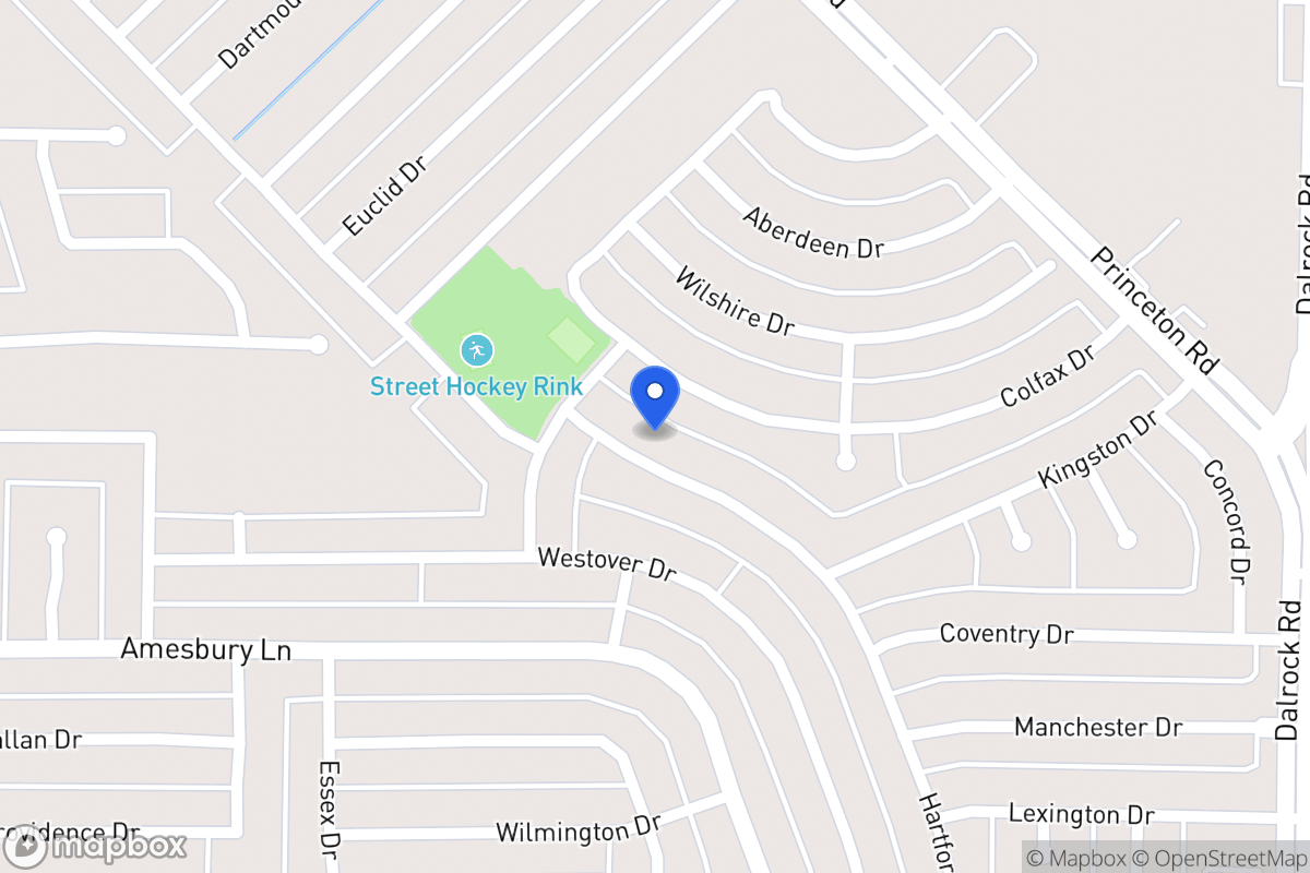 Map of 8113 Hartford Dr