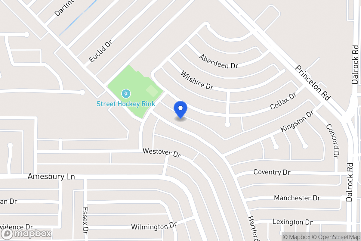 Map of 8117 Hartford Dr