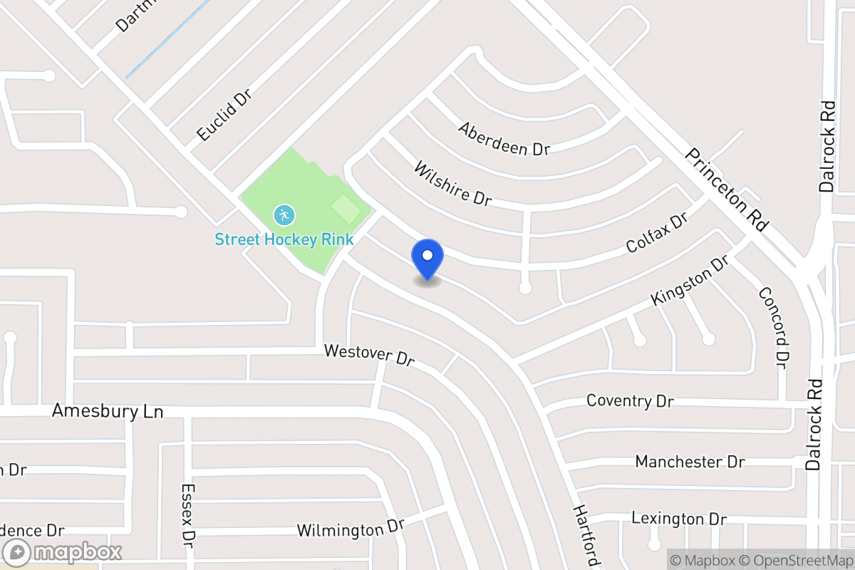 Map of 8201 Hartford Dr