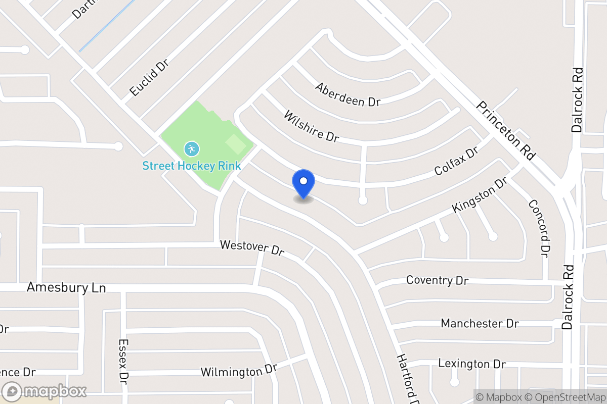 Map of 8205 Hartford Dr