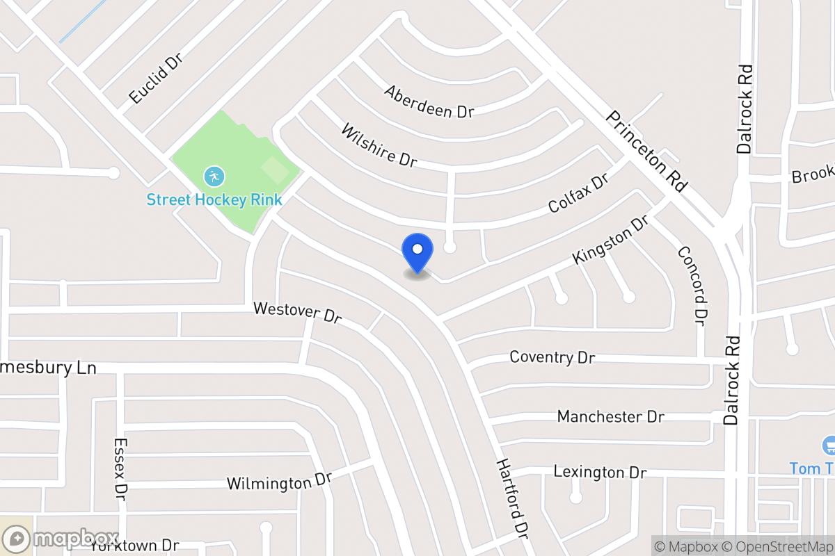 Map of 8301 Hartford Dr
