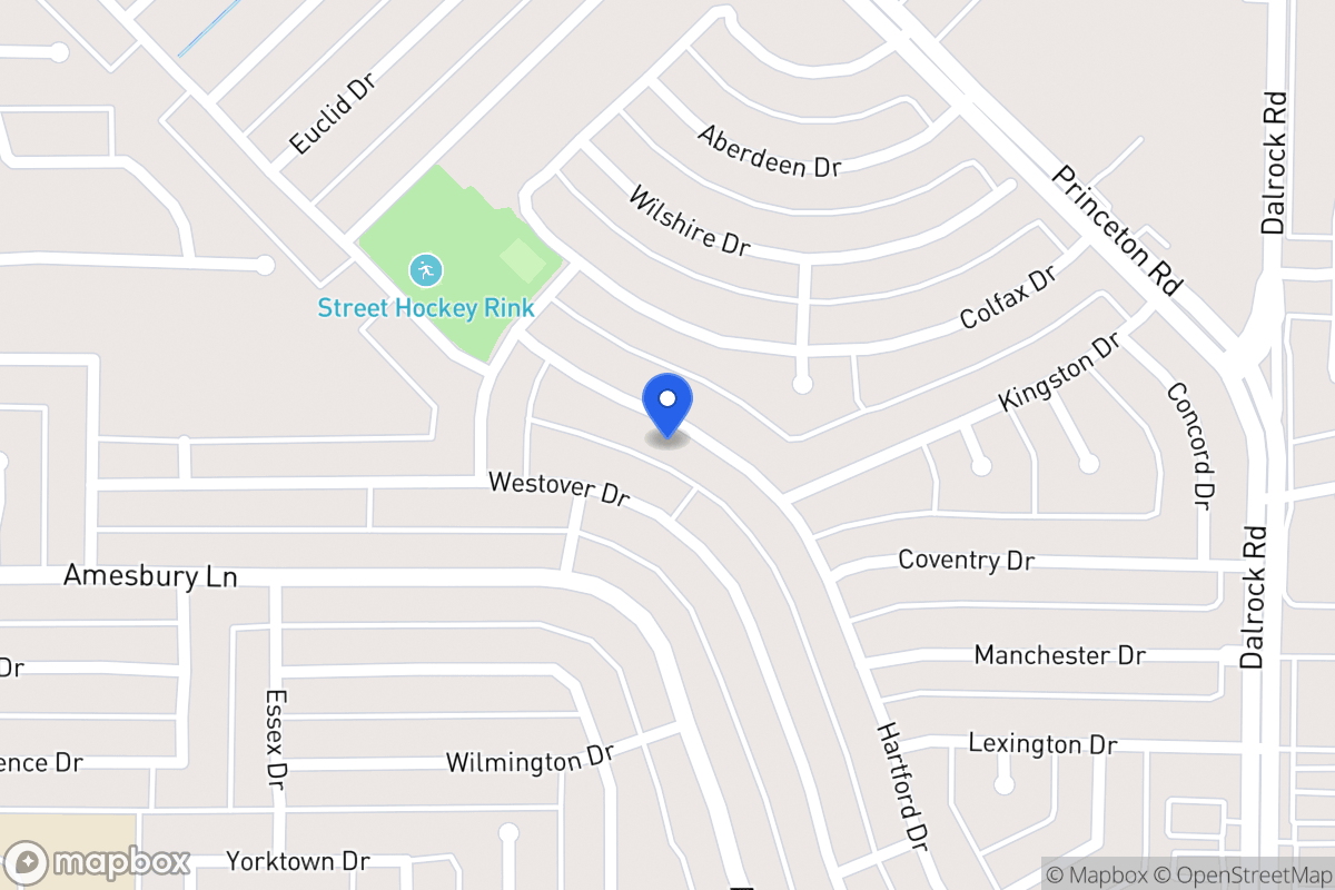 Map of 8214 Hartford Dr