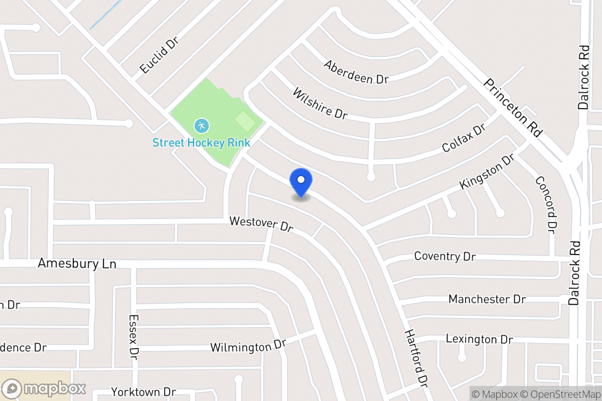 Map of 8210 Hartford Dr