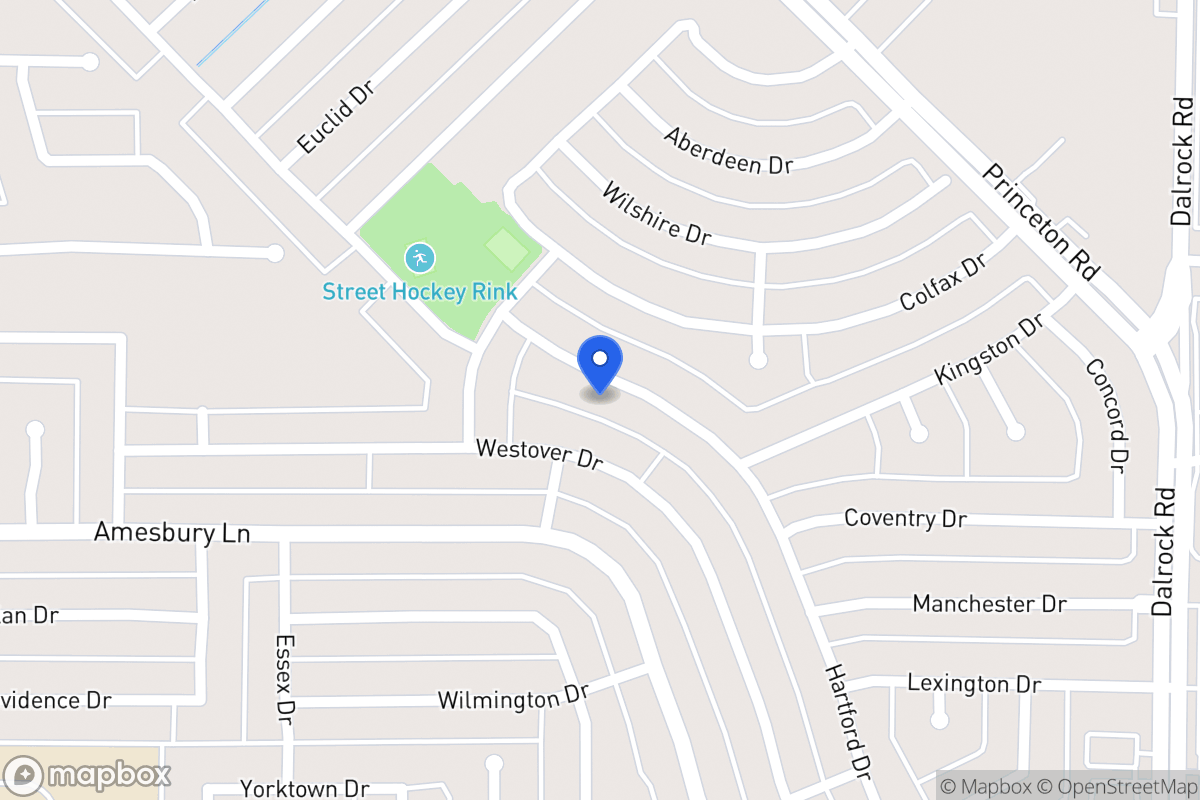 Map of 8206 Hartford Dr
