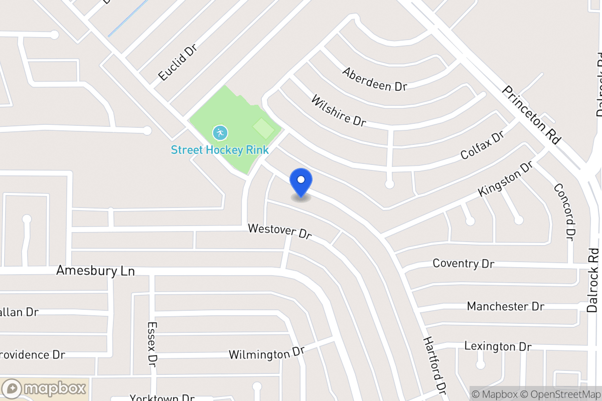 Map of 8202 Hartford Dr