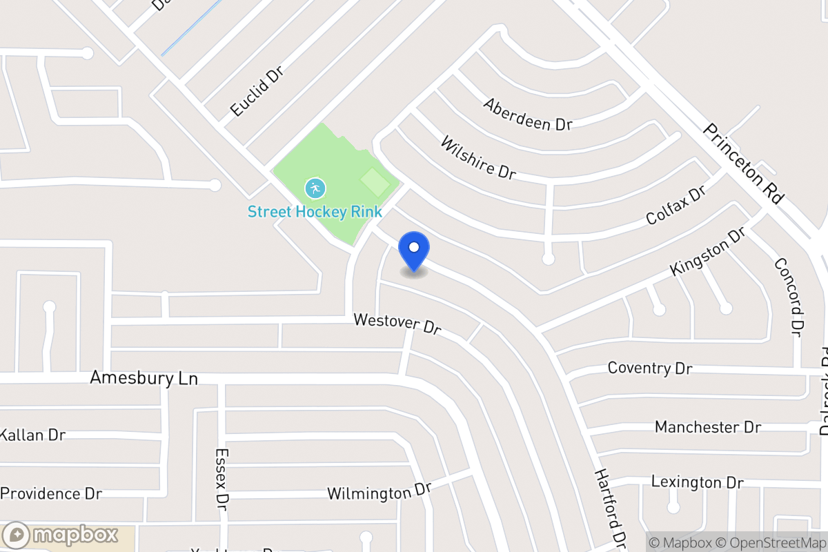 Map of 8118 Hartford Dr