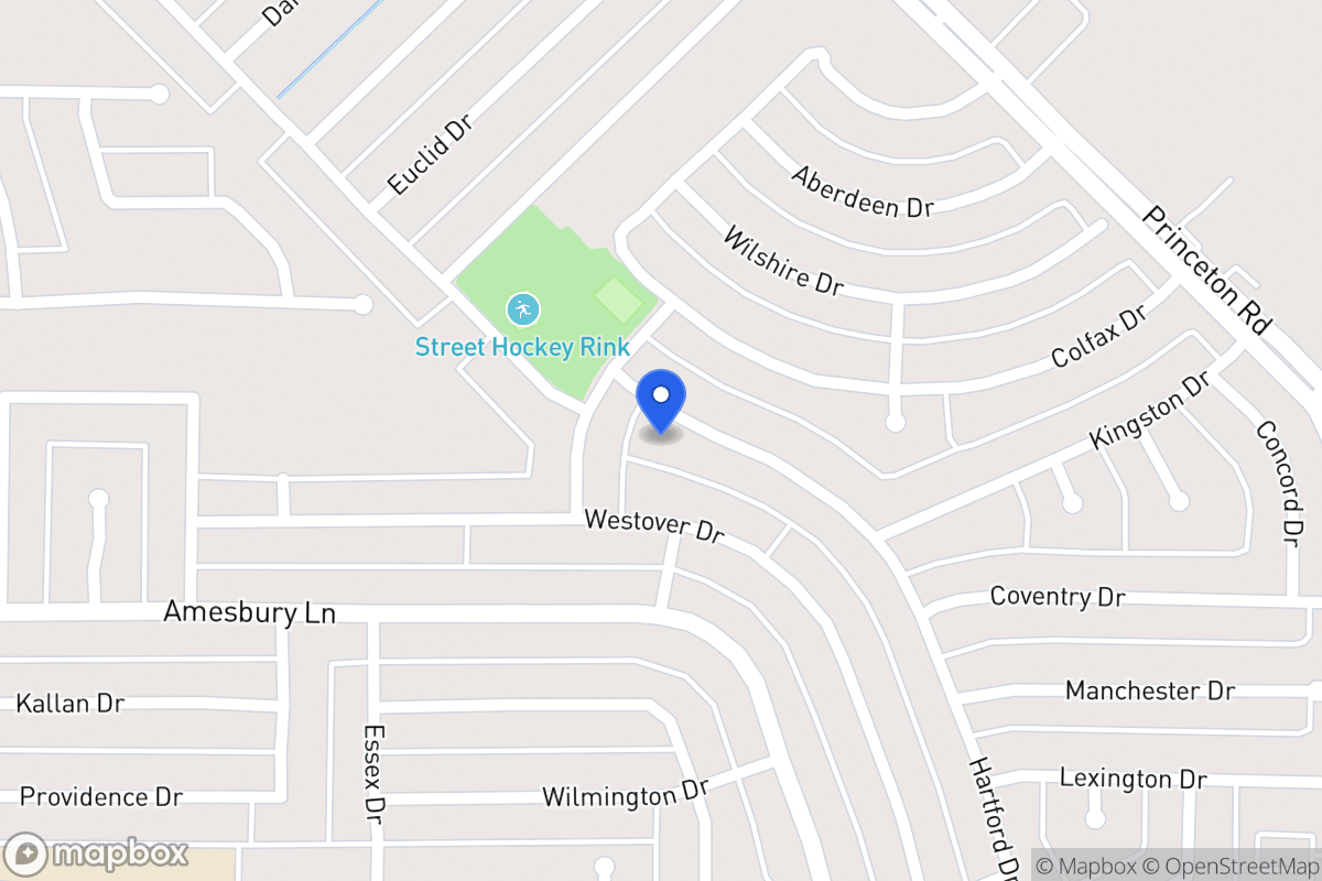 Map of 8114 Hartford Dr