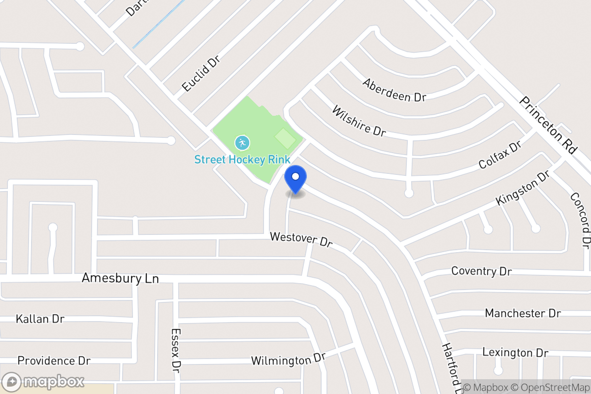 Map of 8110 Hartford Dr