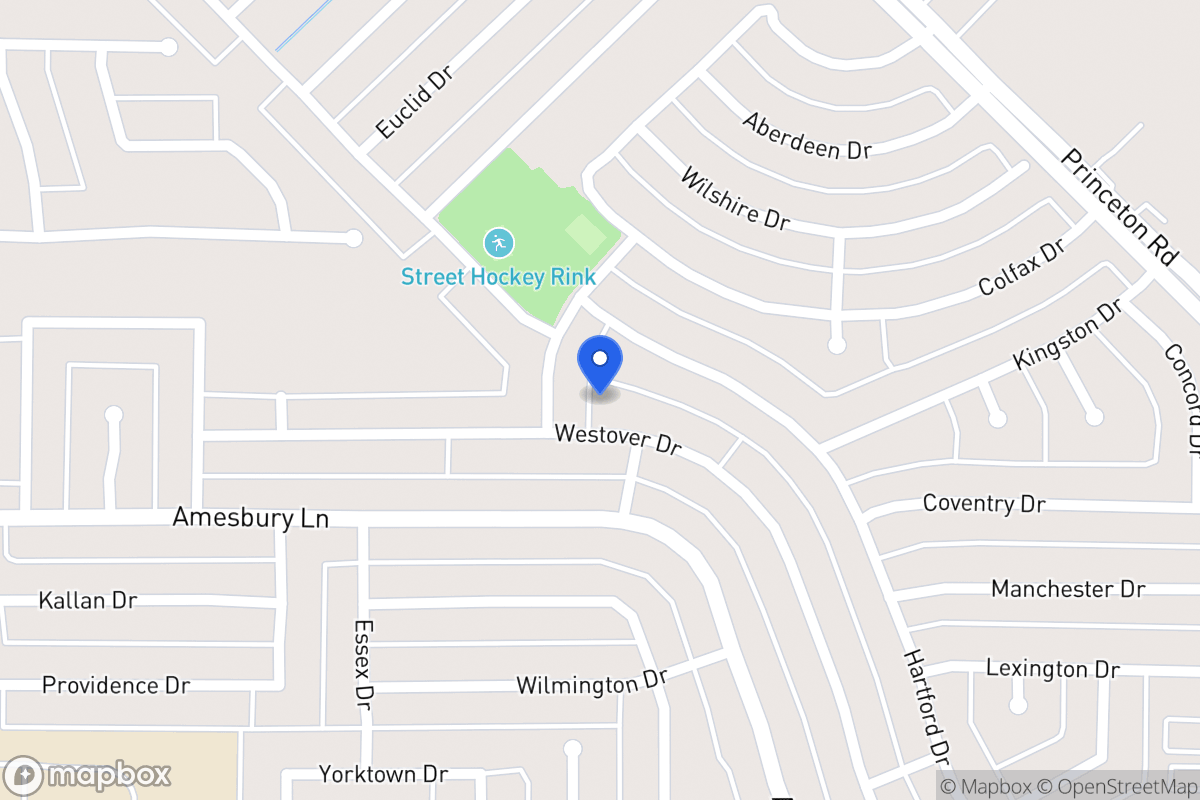 Map of 7010 Westover Dr