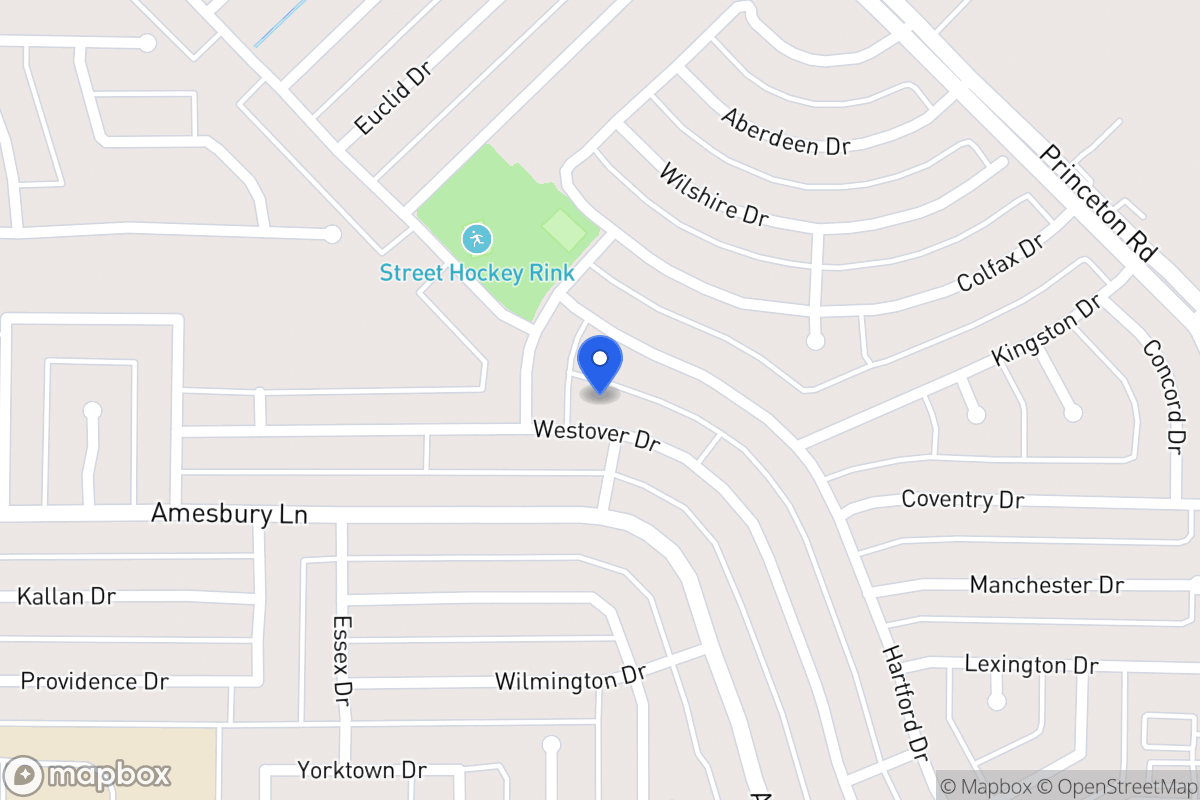 Map of 7006 Westover Dr