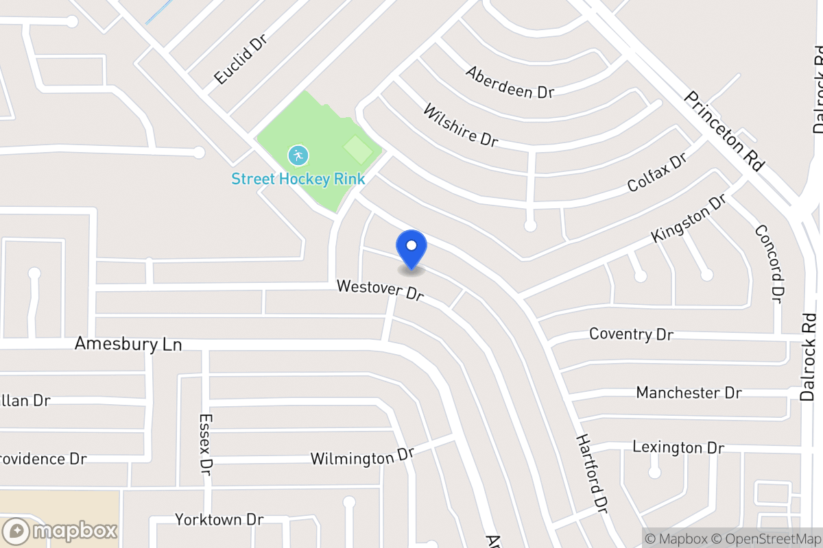 Map of 6914 Westover Dr
