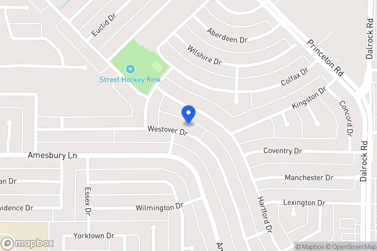 Map of 6910 Westover Dr