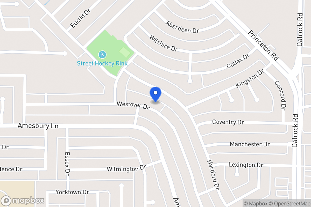 Map of 6906 Westover Dr